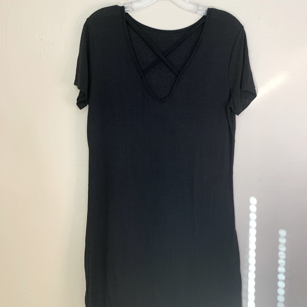 Black T-shirt Dress